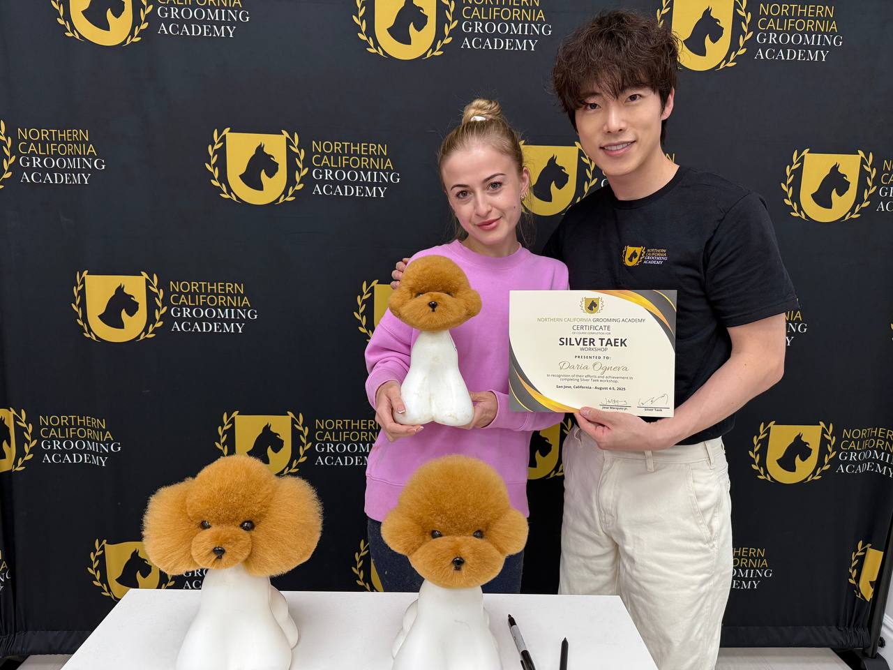 Certified groomer Daria Ogneva of GIRL&DOGGIES