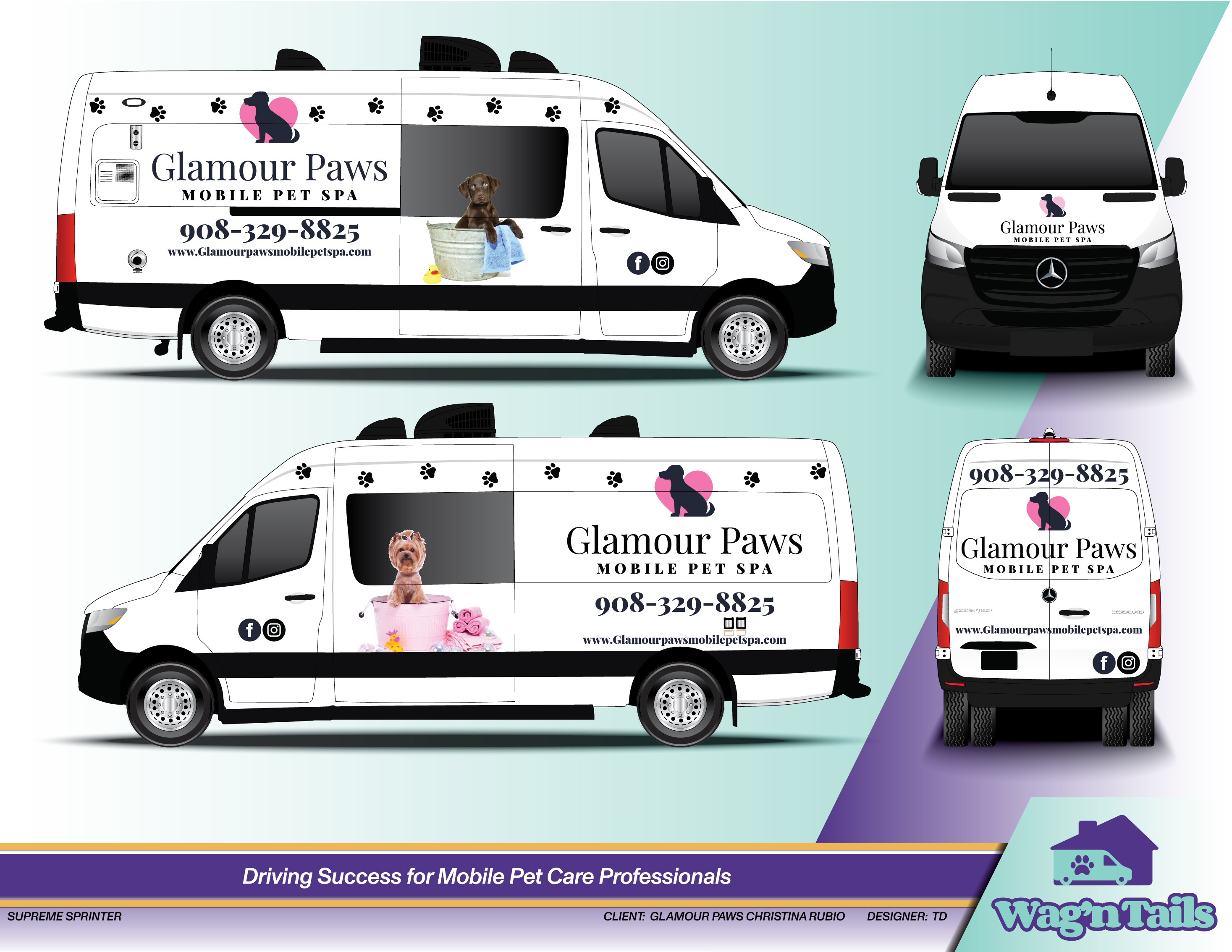 Glamour Paws Mobile Pet Spa