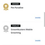 Public photo from Groombusters Mobile Grooming Facebook page