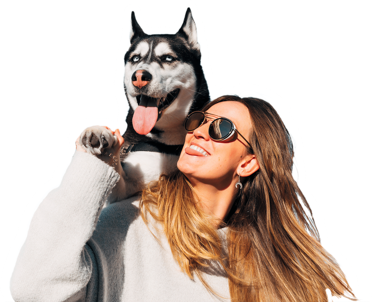 Howlin' Pup branded mobile grooming image