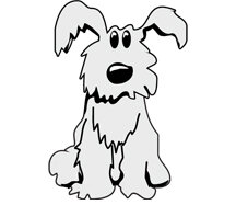 Dog featured on the Le Paw Spa website