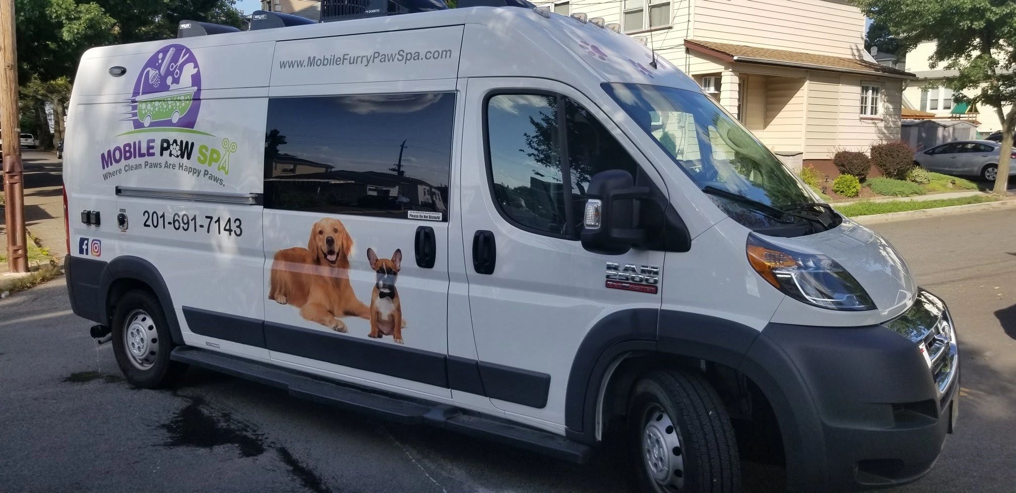 Mobile Paw Spa branded grooming image