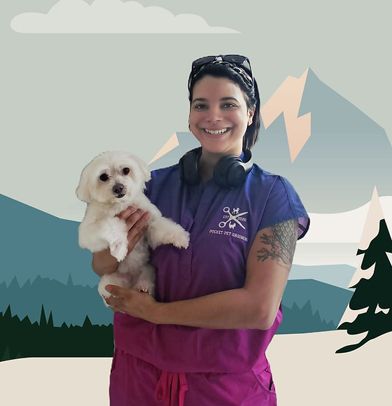 Owner Jenni of Pocket Pet Grooming