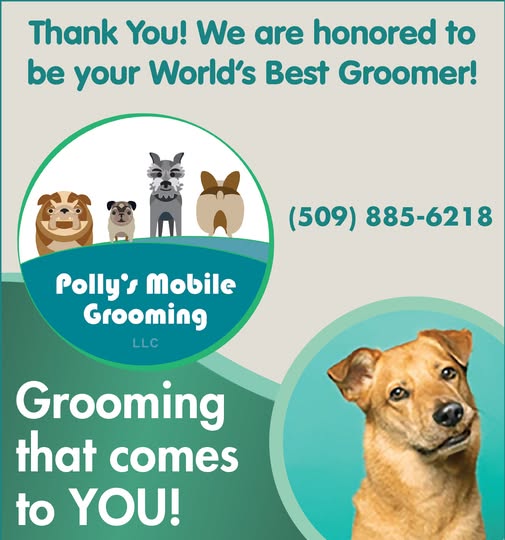 Polly's Mobile Grooming award-related social image