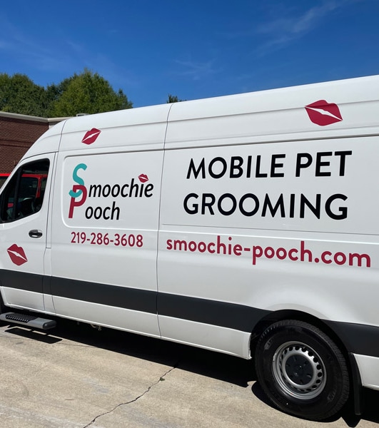 Smoochie Pooch mobile grooming van
