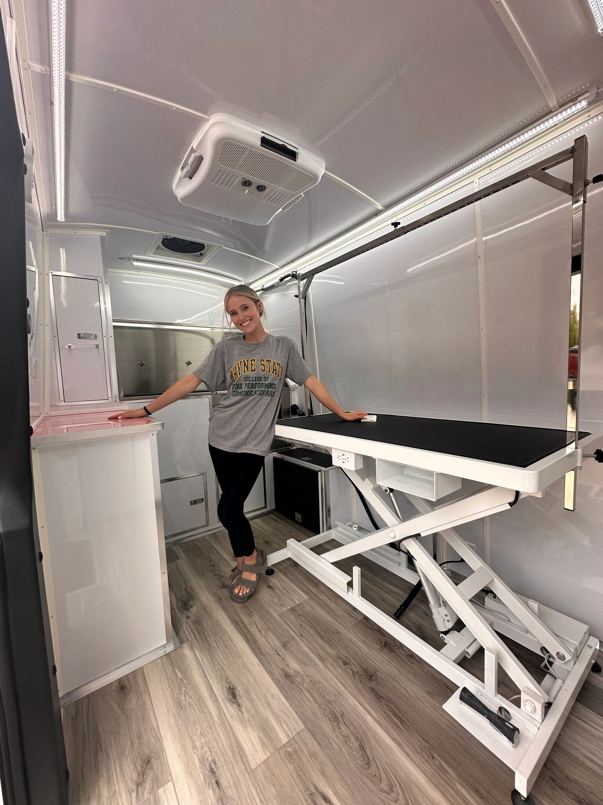 Owner and certified groomer behind The Doggy Detour