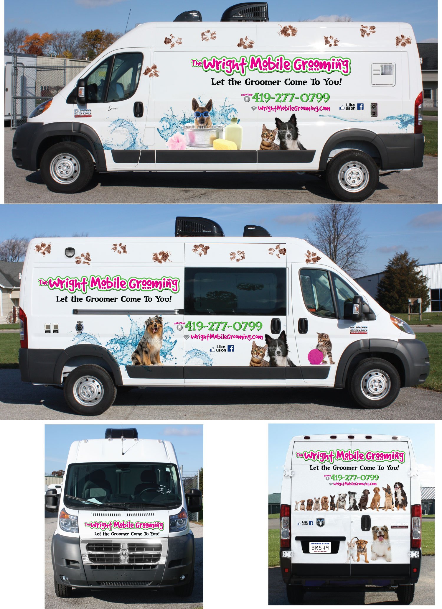 Wright Mobile Grooming van