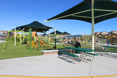 A Park Above Splash Pad