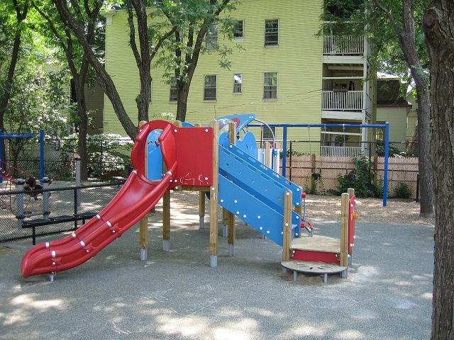 Additional view of Alden Playground play area.