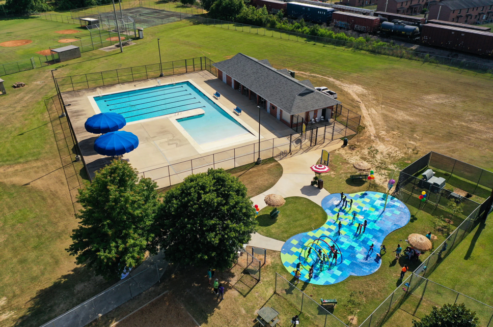 Splash pad at Andrew Belle Community Center in Dothan.