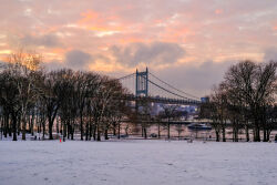 Astoria Park grounds and paths.
