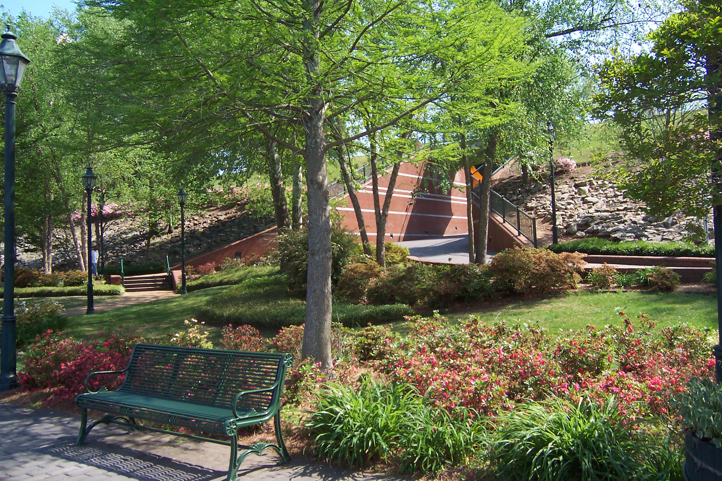 Riverwalk scene at Augusta Riverwalk in downtown Augusta.