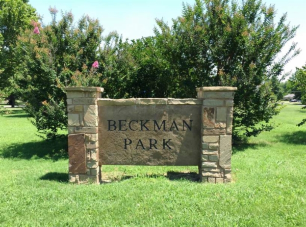 Play area at Beckman Park in Muskogee.