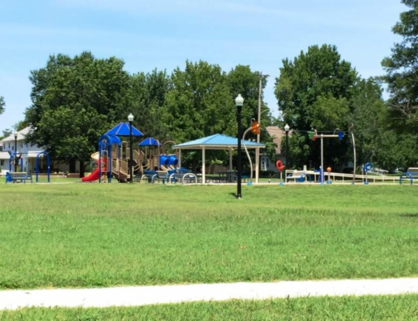 Another view of Beckman Park amenities in Muskogee.