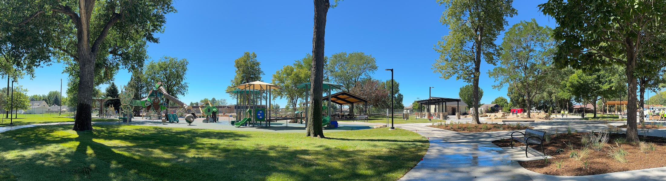 Overview image for Berthoud Town Park.