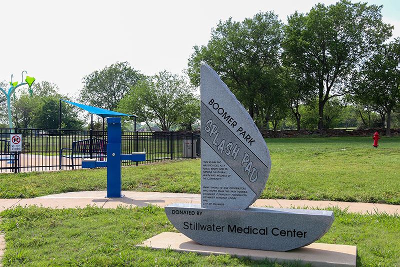 Another view of Boomer Lake Splash Pad.