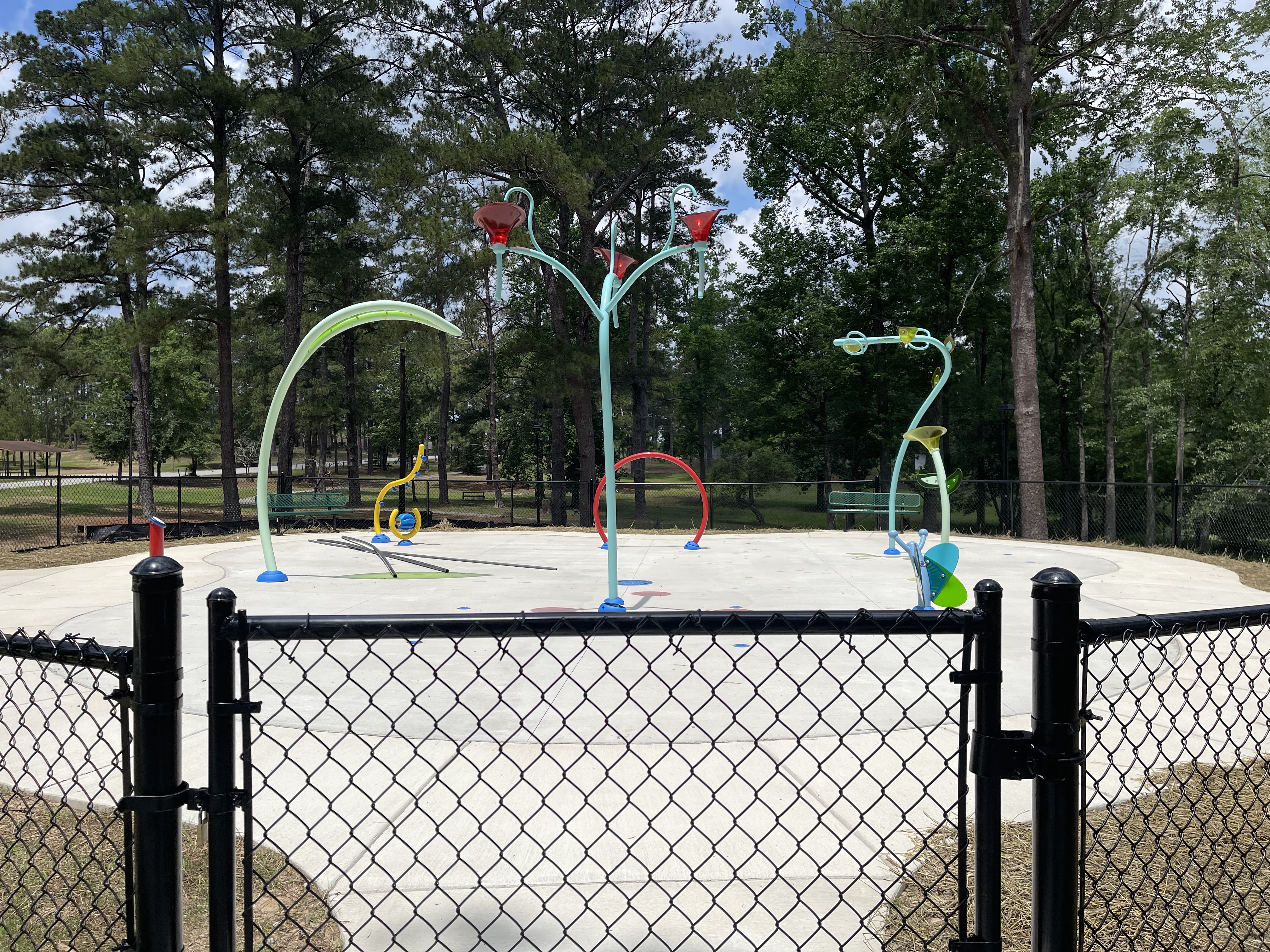 Additional view of Carver Park Splash Pad in Columbus.