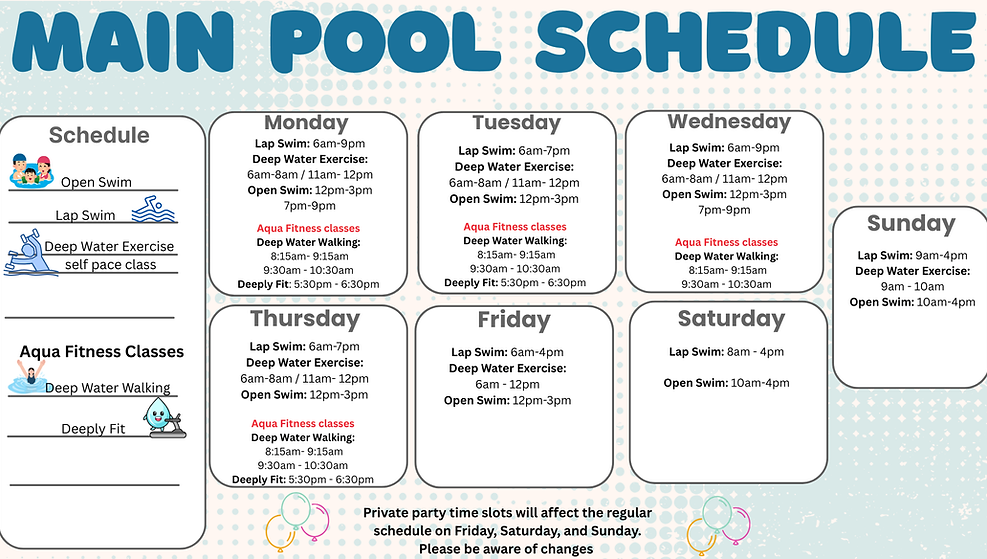 Graphic image from the Cheyenne Aquatic Center homepage.