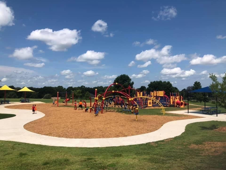 Playground at Civitan Park in Muskogee.