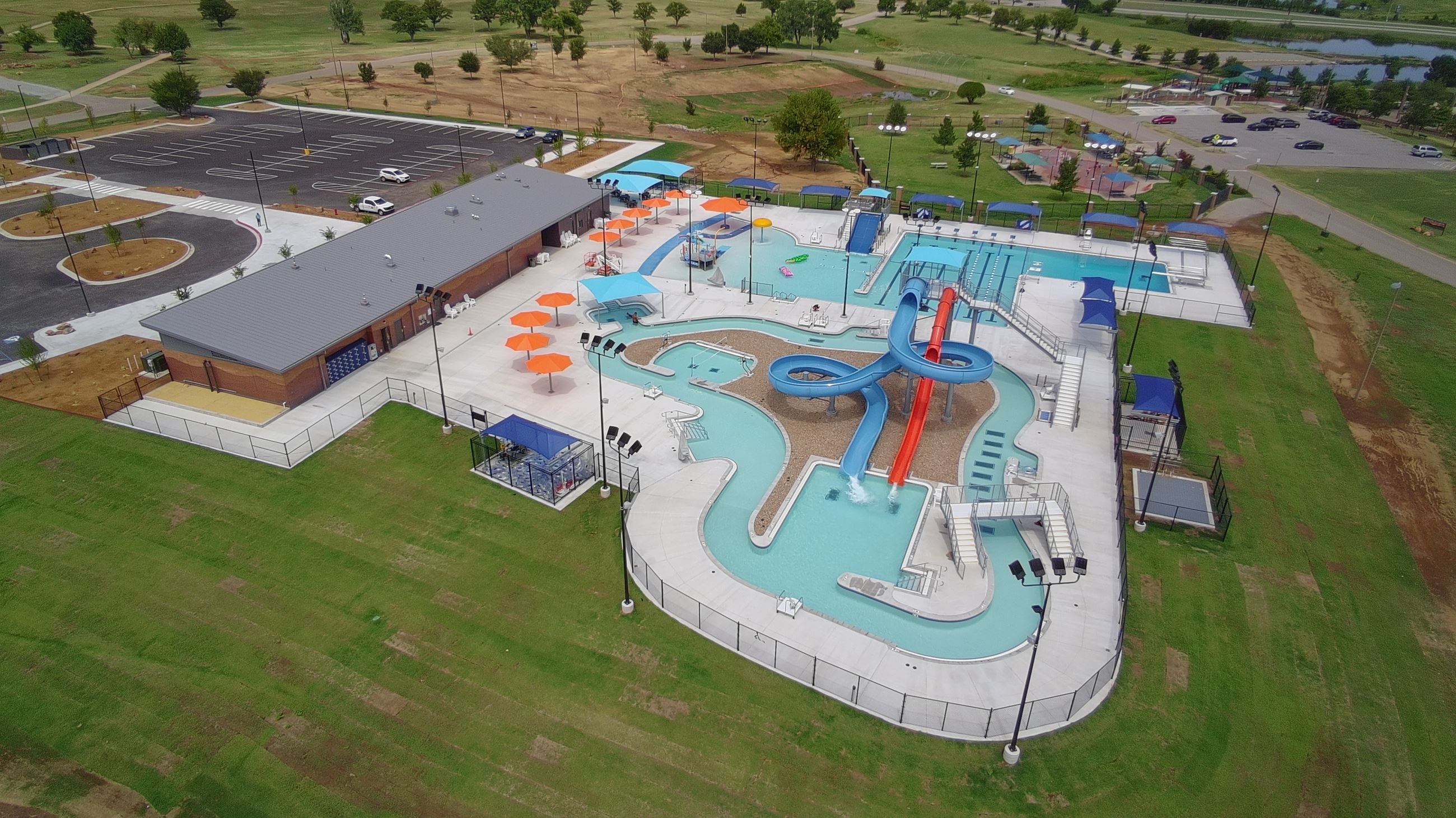 Official aquatics image from the City of Lawton facilities page.