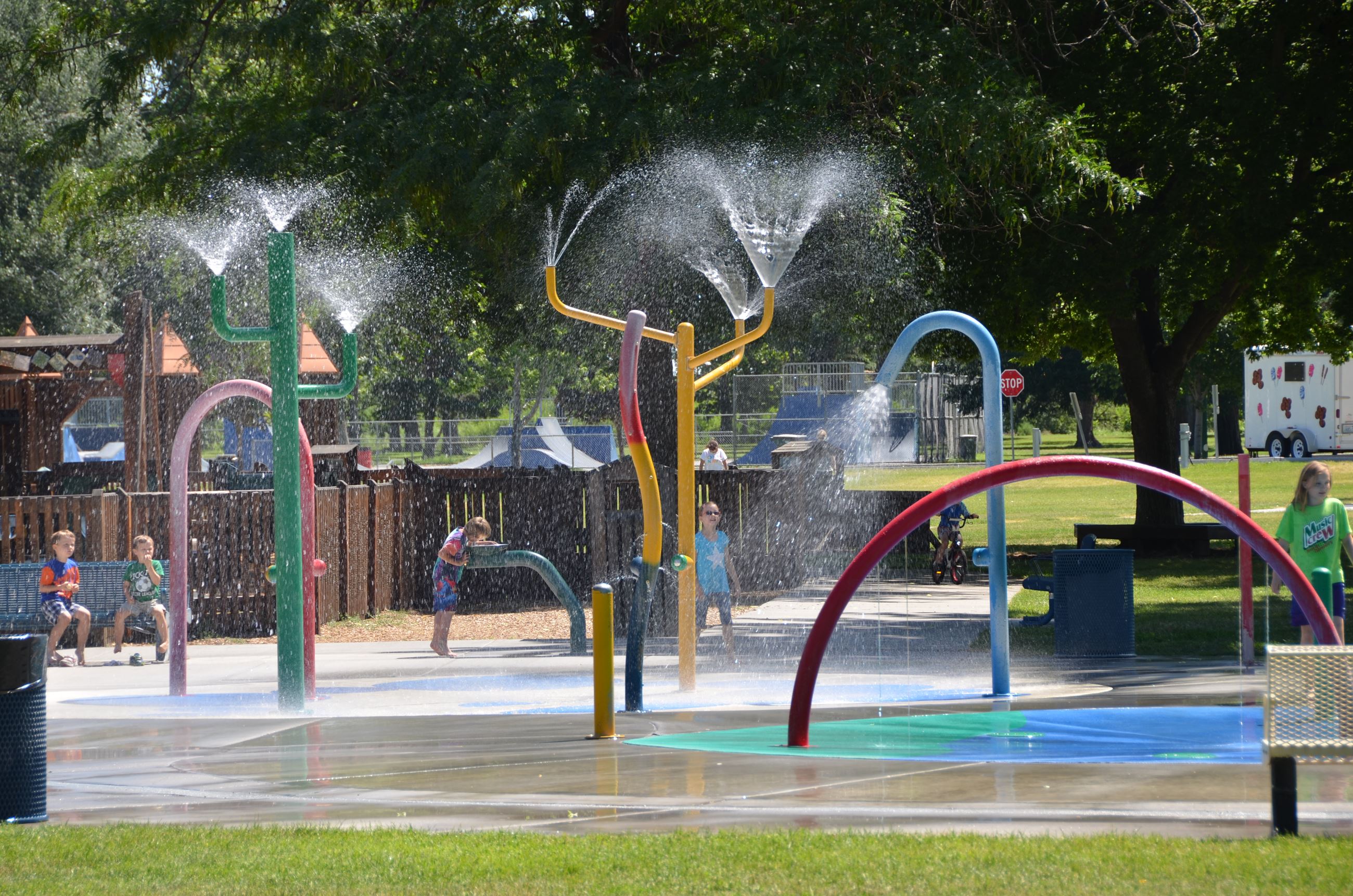 Columbia Park Splash Pad in Kennewick.