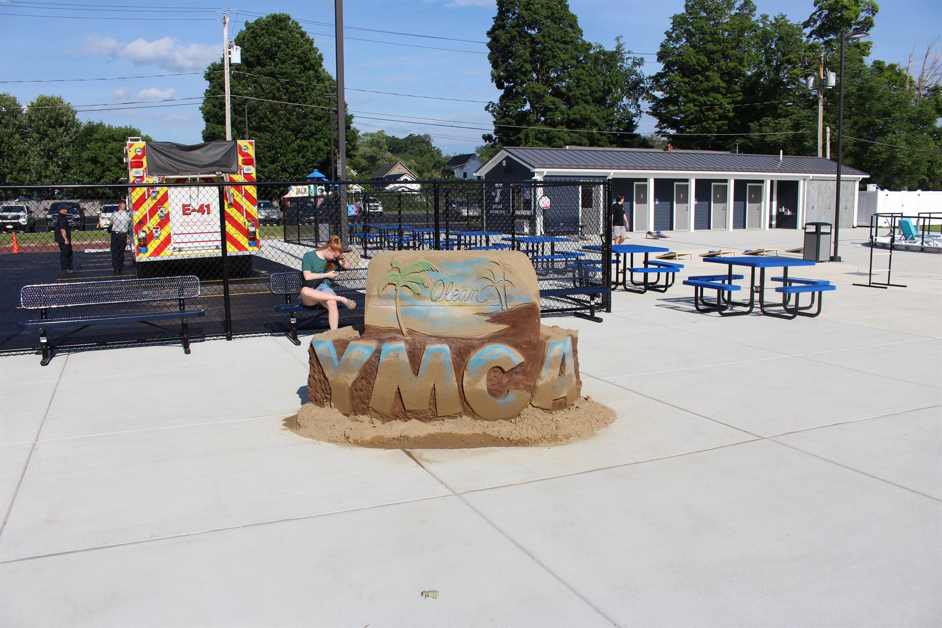 Second official gallery image for the Erick Laine Outdoor Center splash park area.