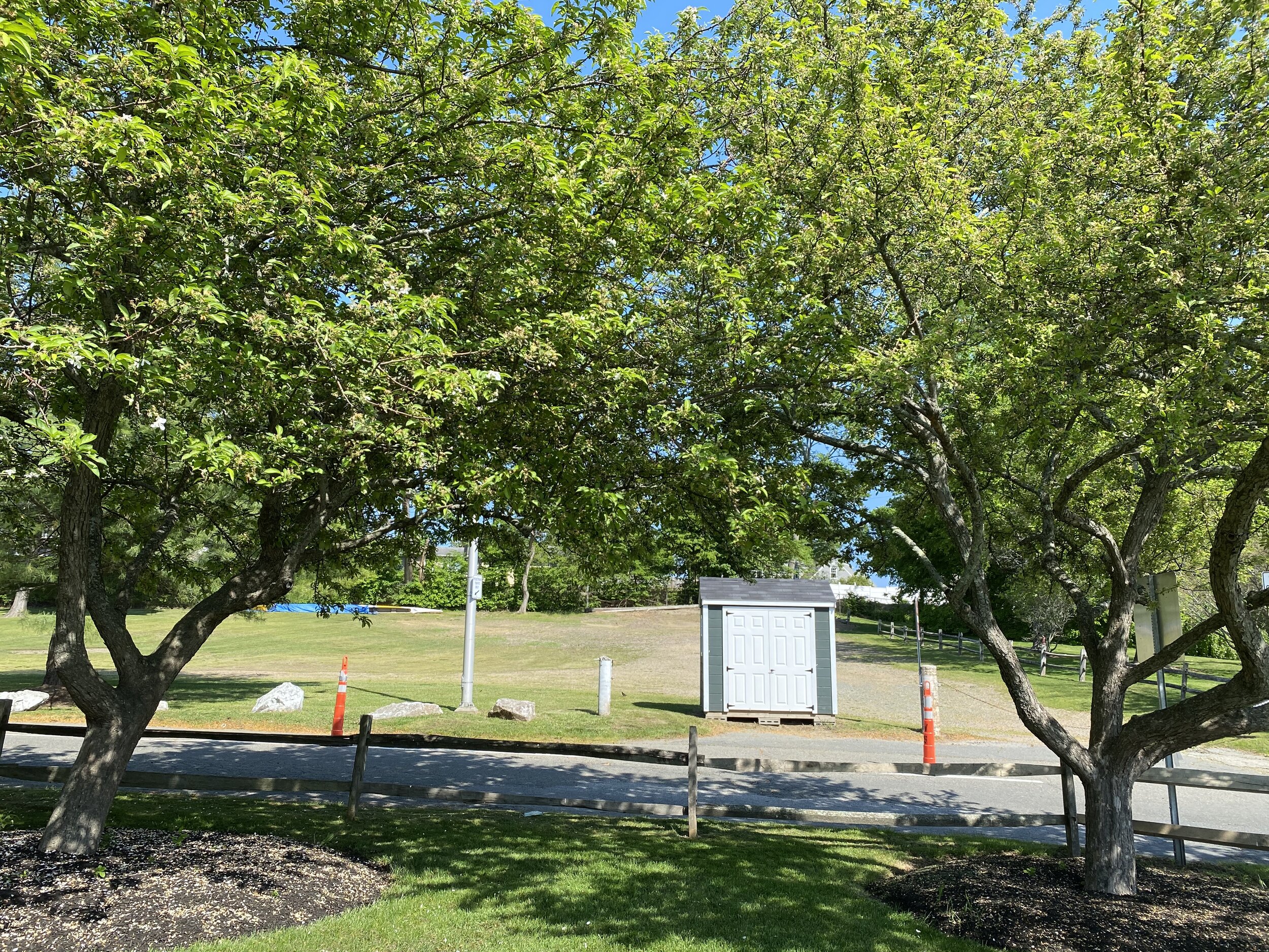 Bathhouse area at Lynch Park in Beverly.