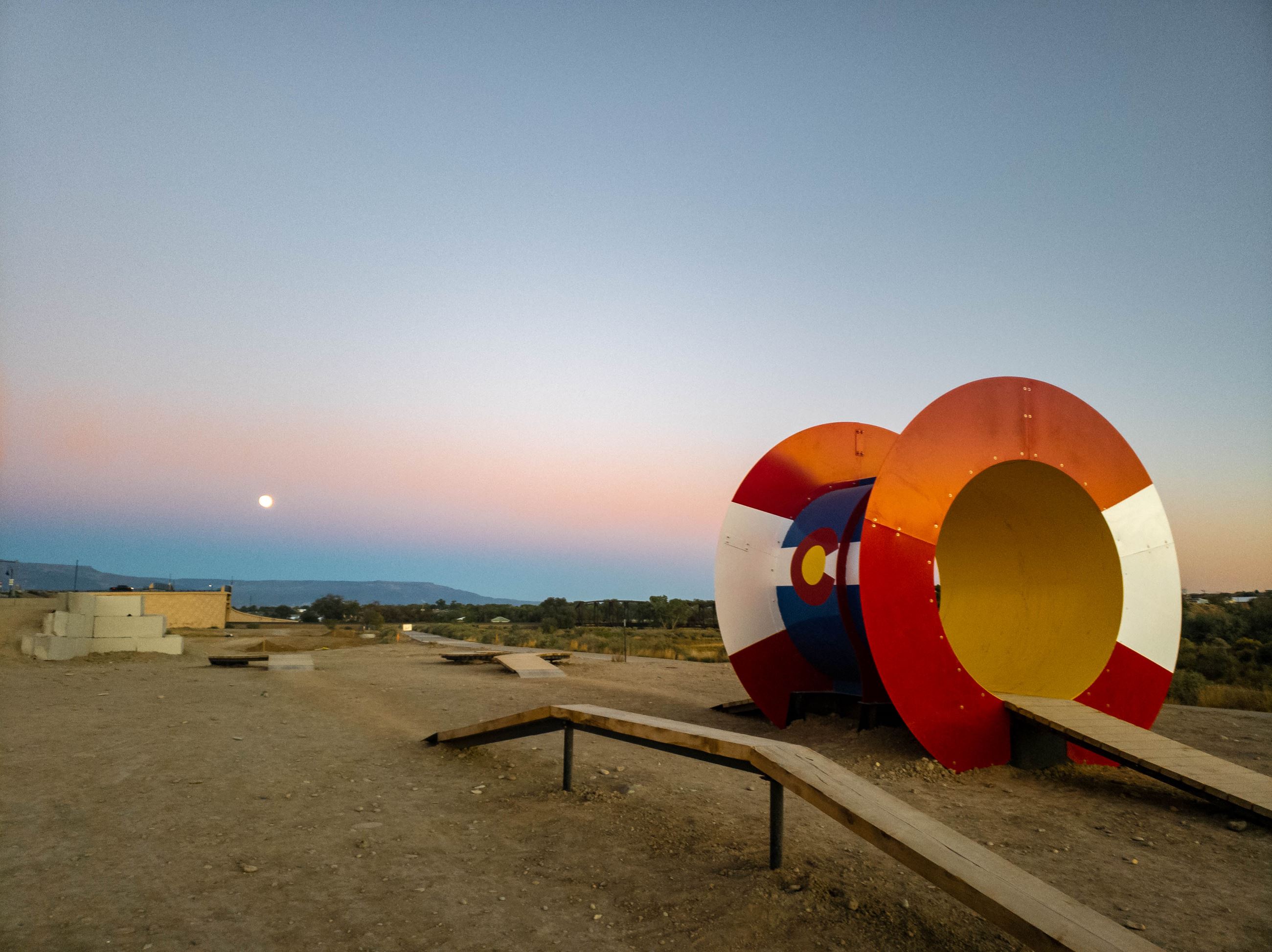 Bike playground at Dos Rios Park in Grand Junction.