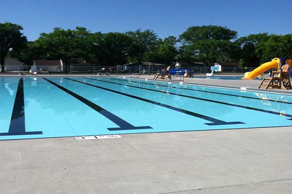 Outdoor pool at Elks Pool and Spray Park.