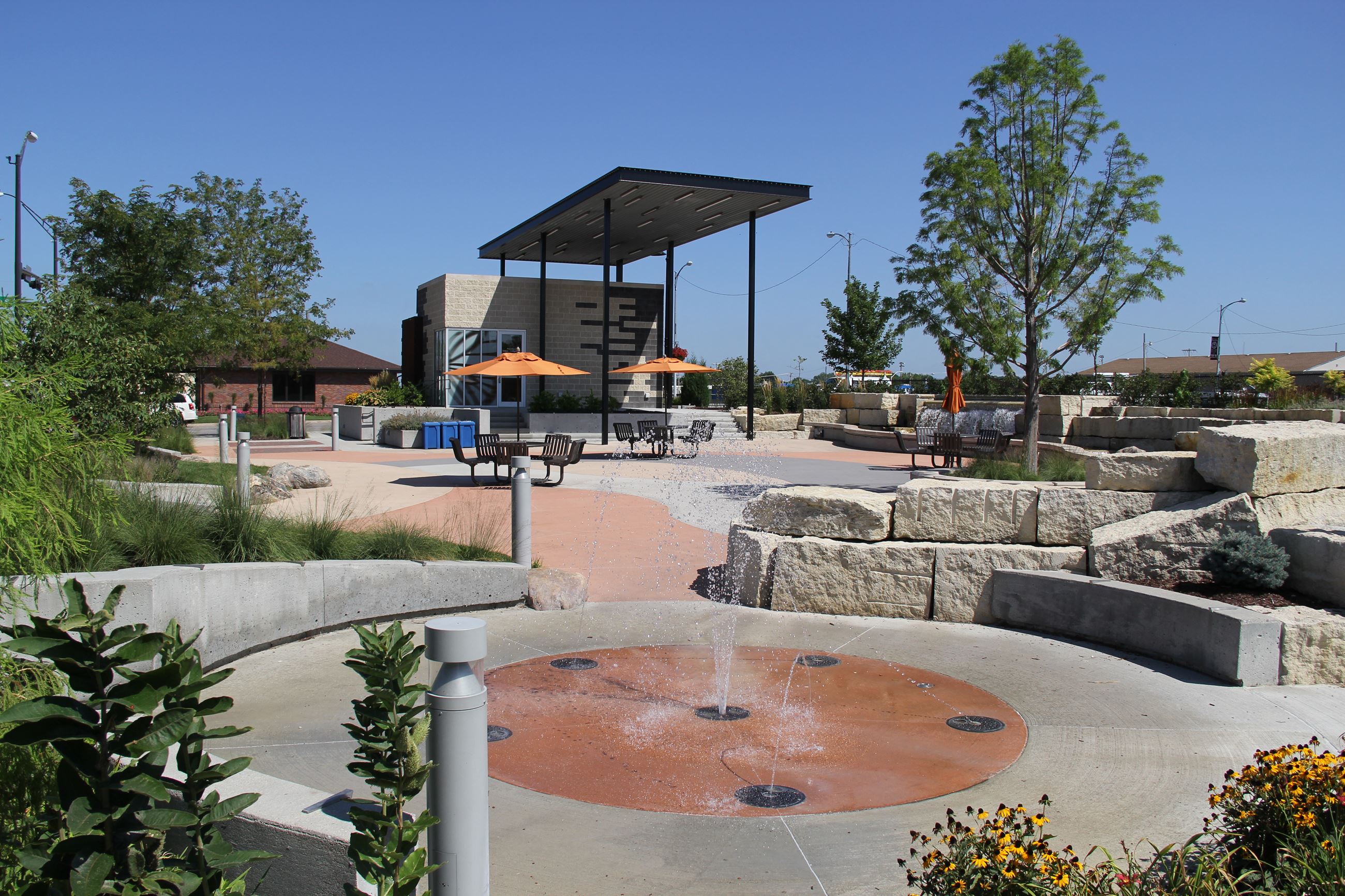 First Street Plaza Splash Pad