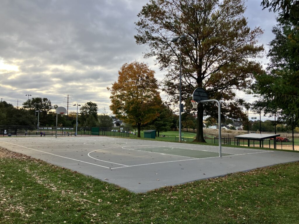 Park setting at Fisher Park in Mechanicsburg.