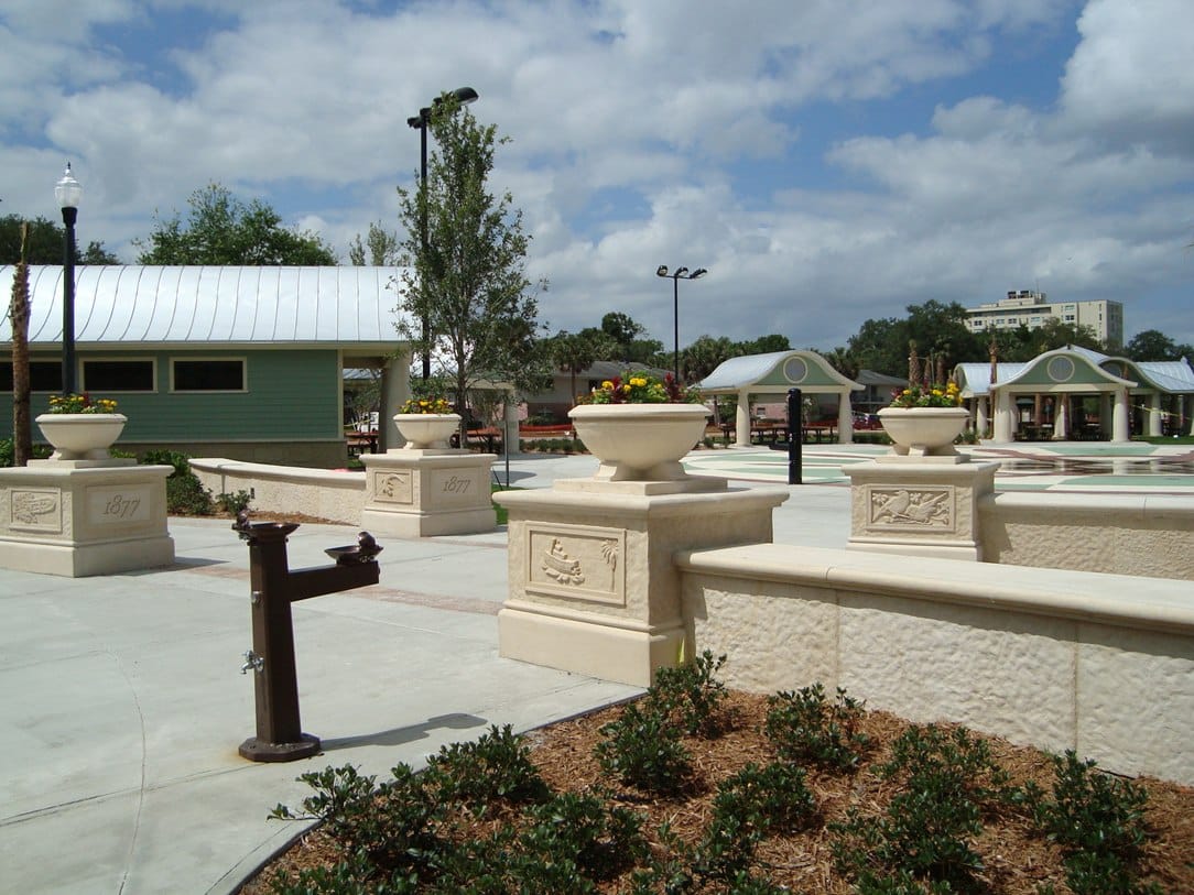 Additional family area view at Fort Mellon Park.