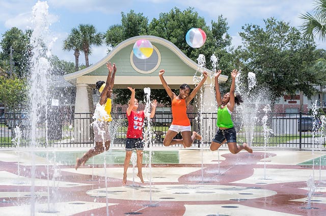 Main park image for Fort Mellon Park.