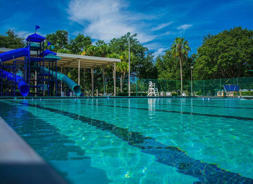 Fossil Park Pool Splash Pad