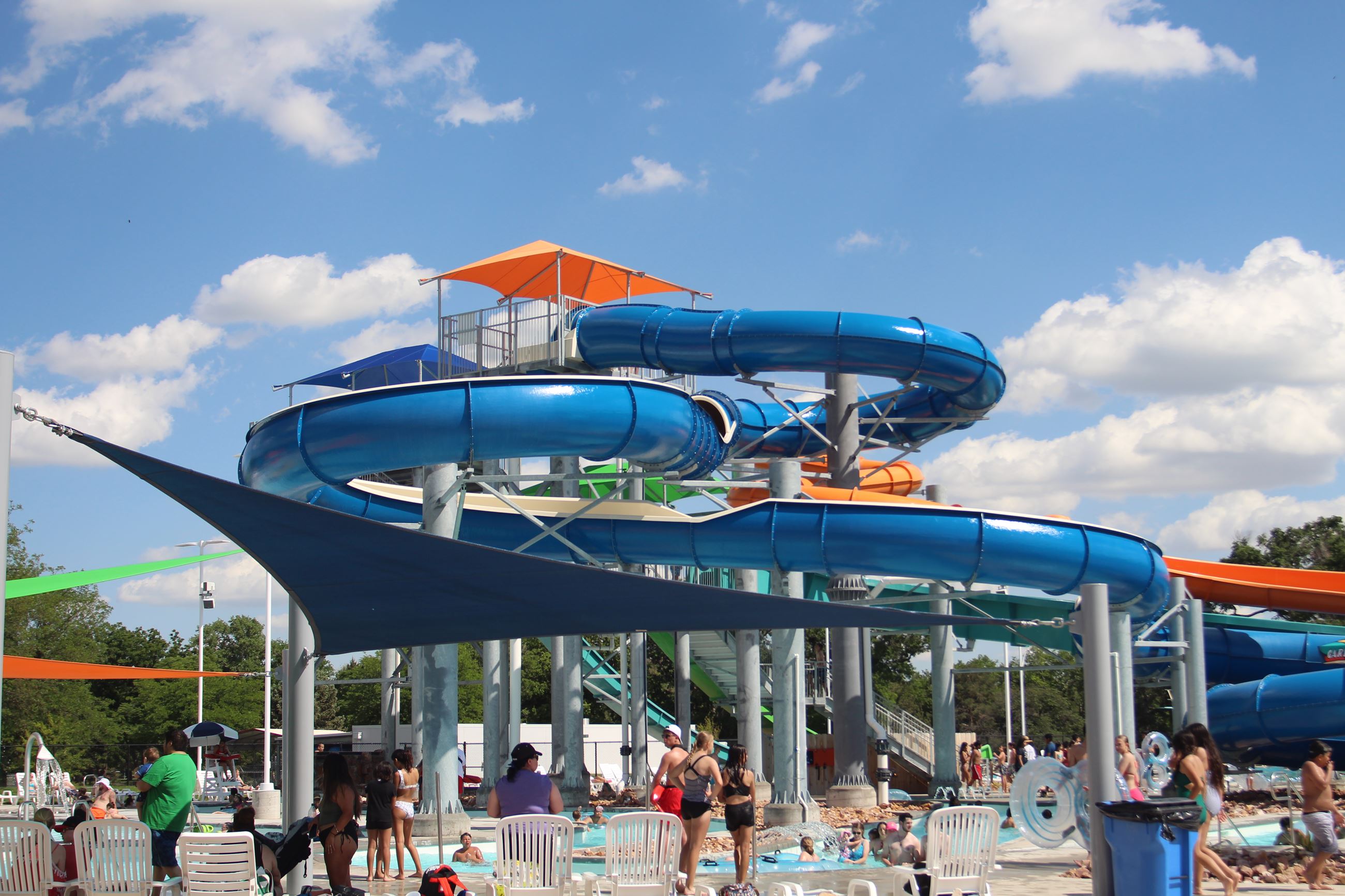 Pool playground view at Garden Rapids at the Big Pool.