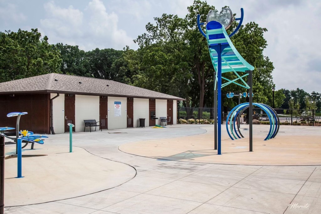 Spray features at Gates Park in Waterloo.