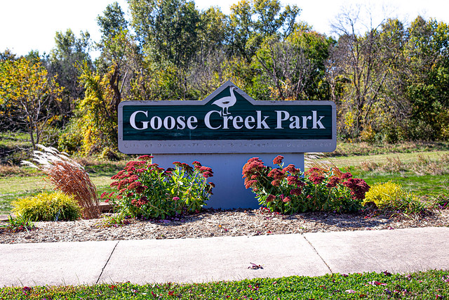 Goose Creek Park spray feature in Davenport.