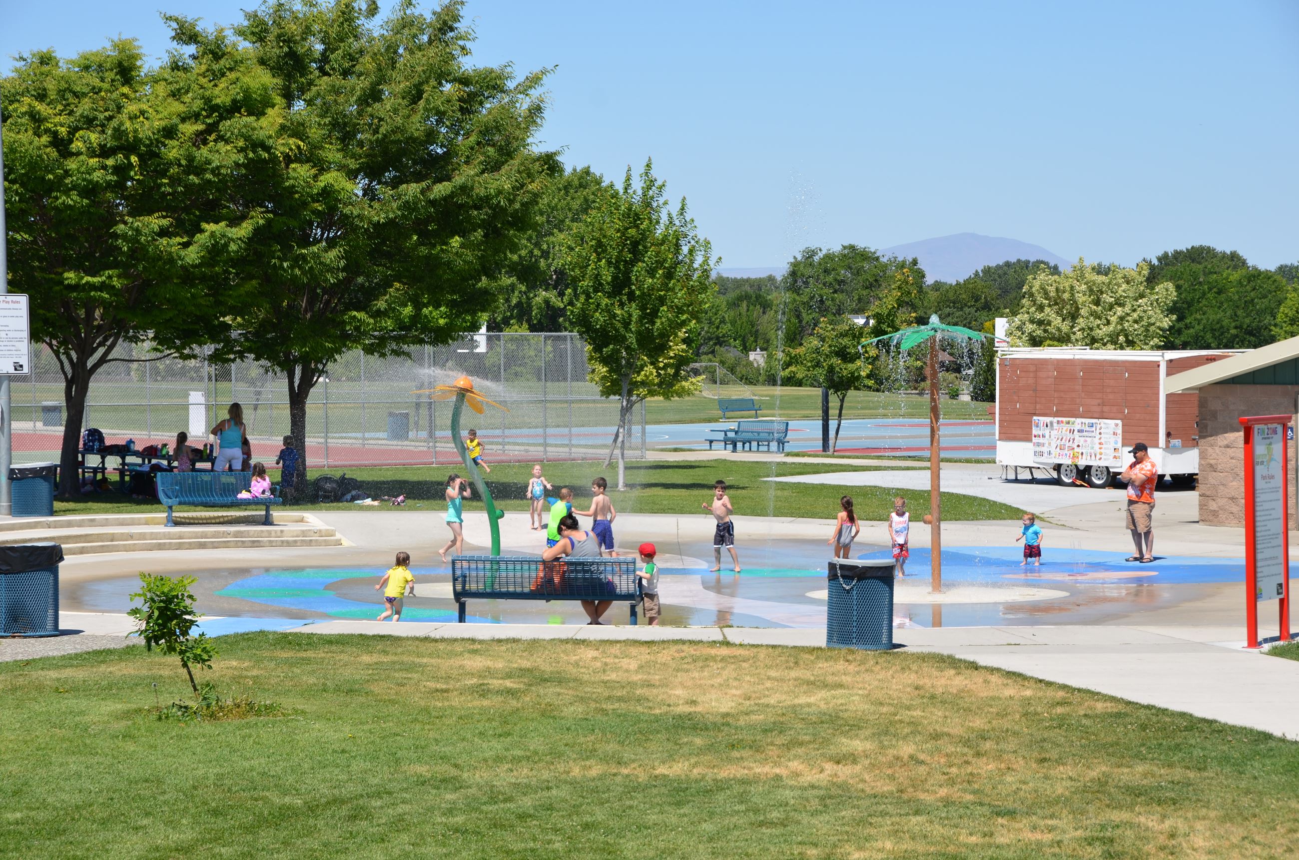 Grange Park Splash Pad in Kennewick.