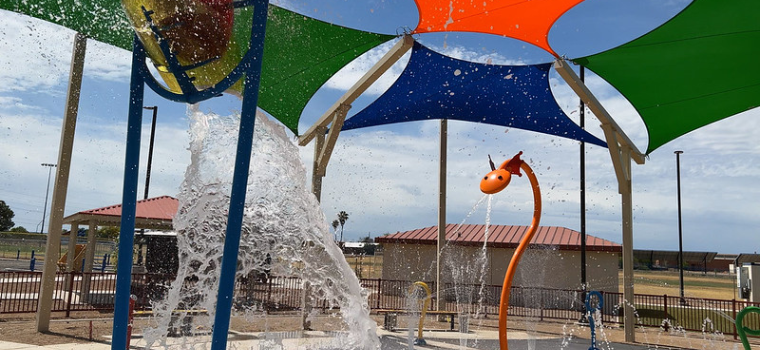 Official image of Gunny Barreras Splash Pad in Tucson.