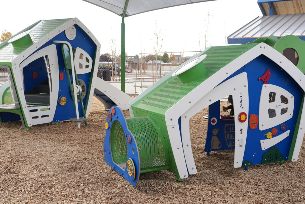 Additional family play space at Hillcrest Park.