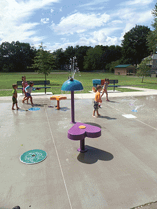 Hillside Park Splash Pad