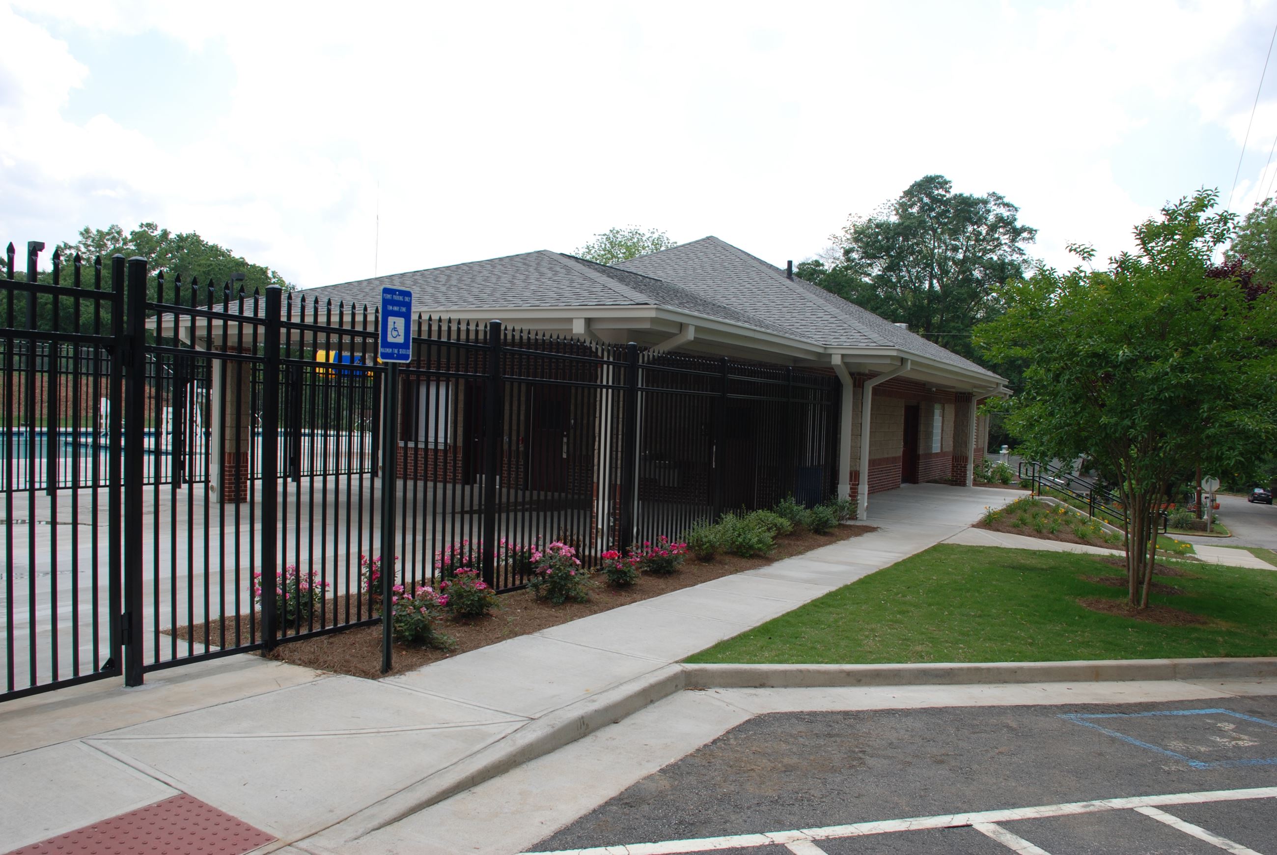Howard Park pool house and aquatics support building.