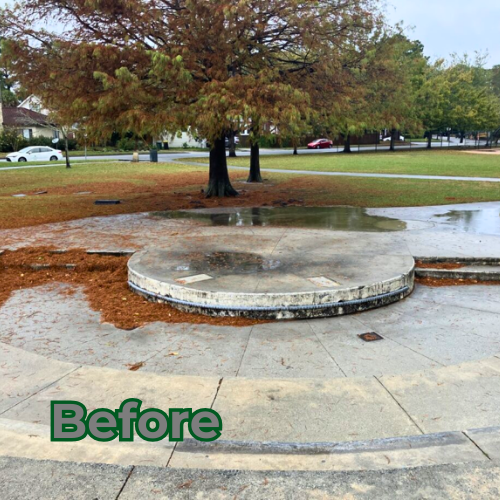 Hull Park splash pad in Savannah.