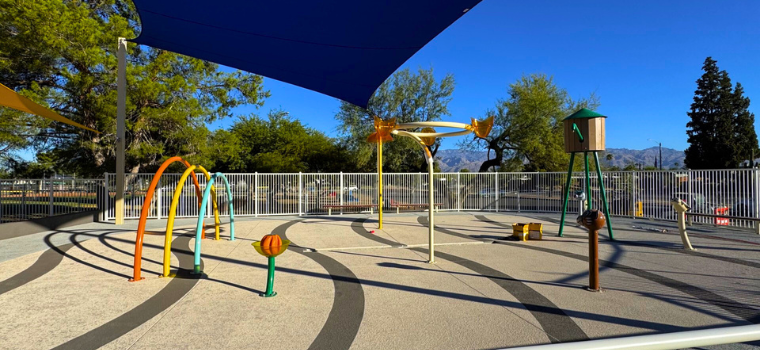 Official image of Jesse Owens Splash Pad in Tucson.