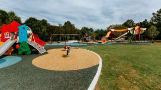 Playground at John Chavis Memorial Park in Raleigh.