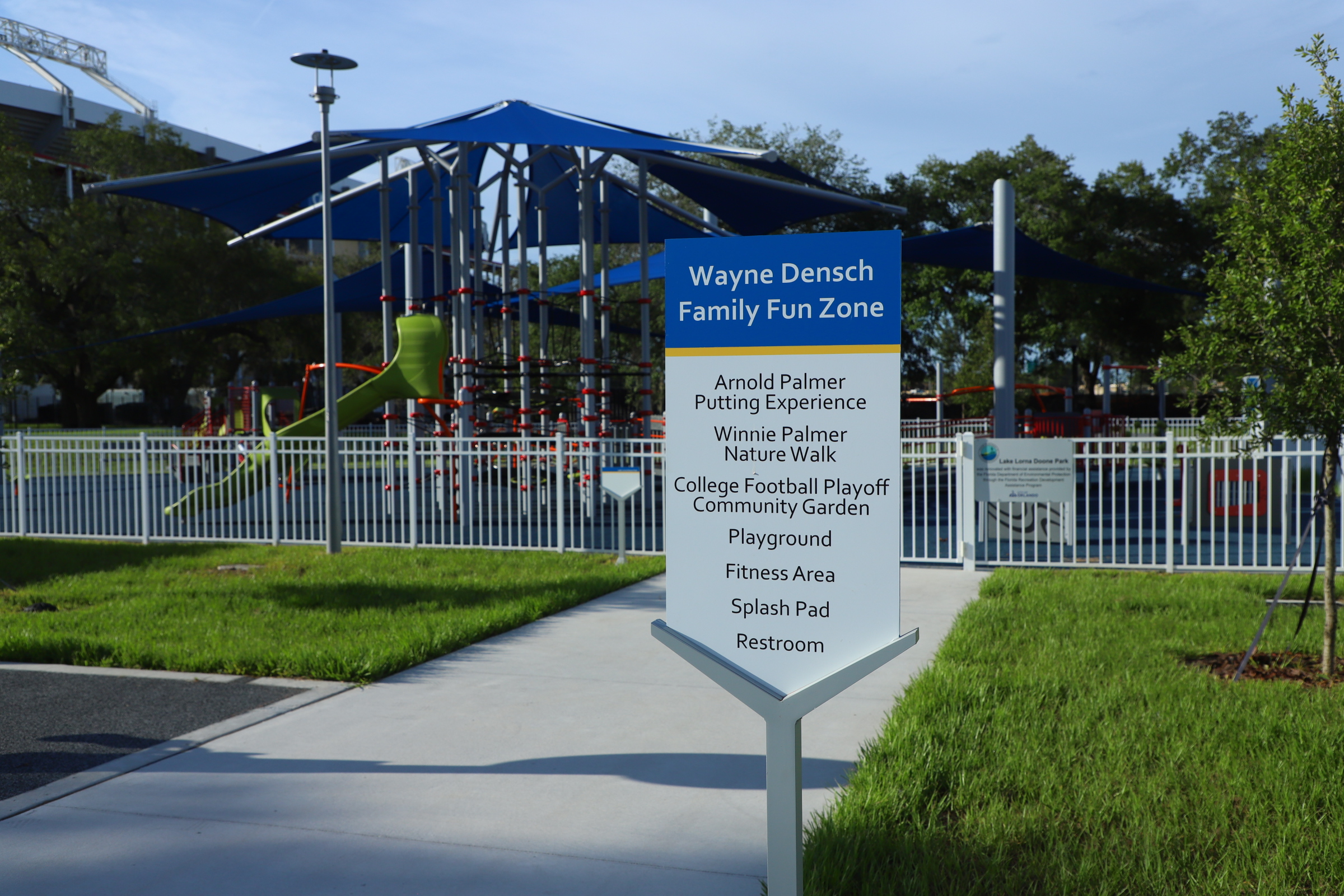 Playground at Lake Lorna Doone Park.