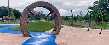 Linwood Park South splash pad in Wichita.