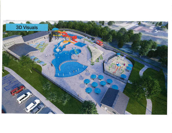 Main pool area at Marilla Pool in Morgantown.