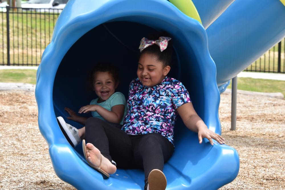 Park setting at Martin Luther King Jr. Park in Morganton.