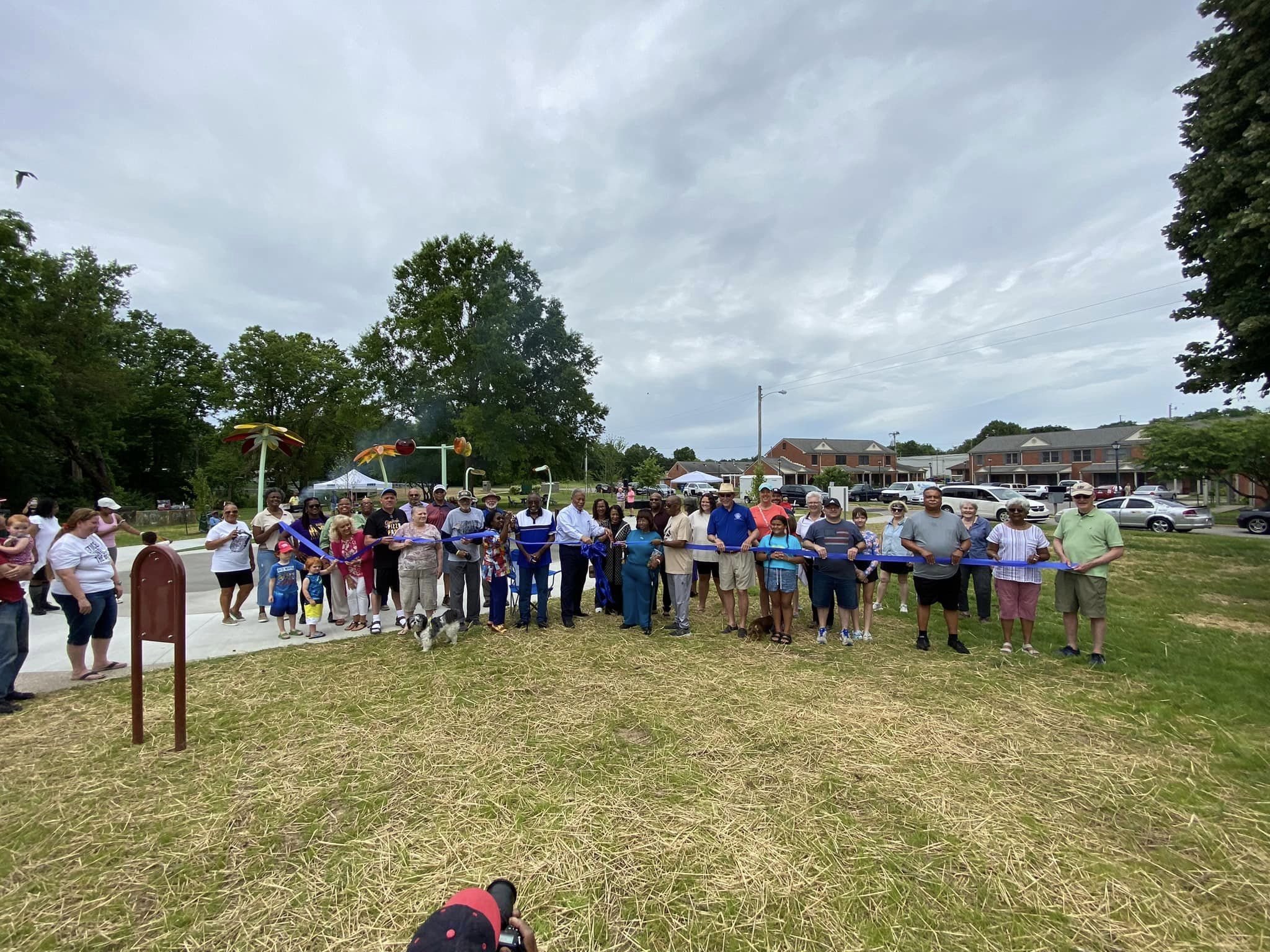 Grand reopening image from Michael M. Smith Memorial Park.